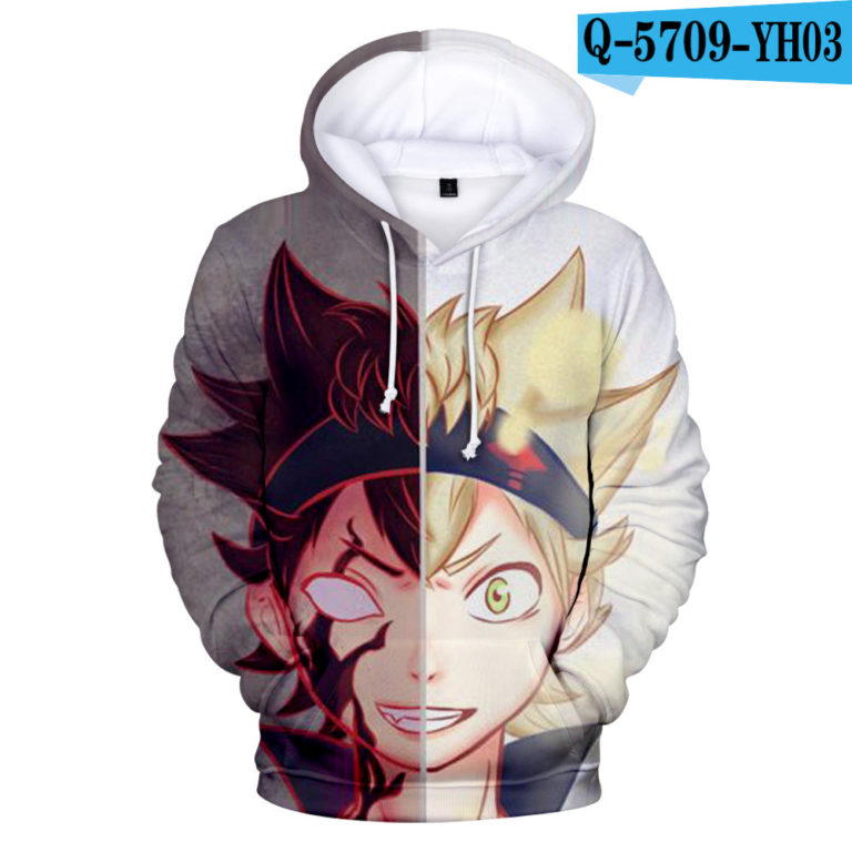 3D Printed Black Clover Anime Hooded