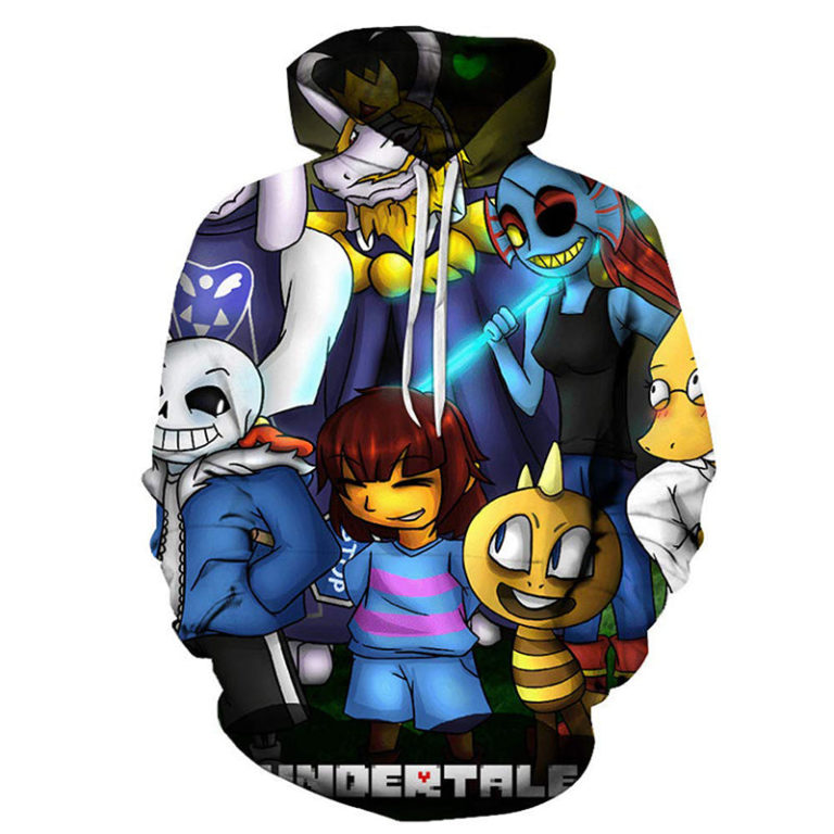 3D Printed Game Undertale Hooded RB7928