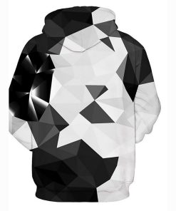 3D Printed Geometric Hoodie Shirt