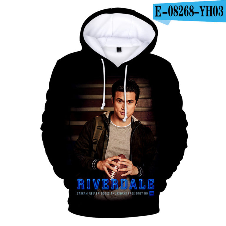 3D Printed Hooded Riverdales Hoodie Shirt RB8379