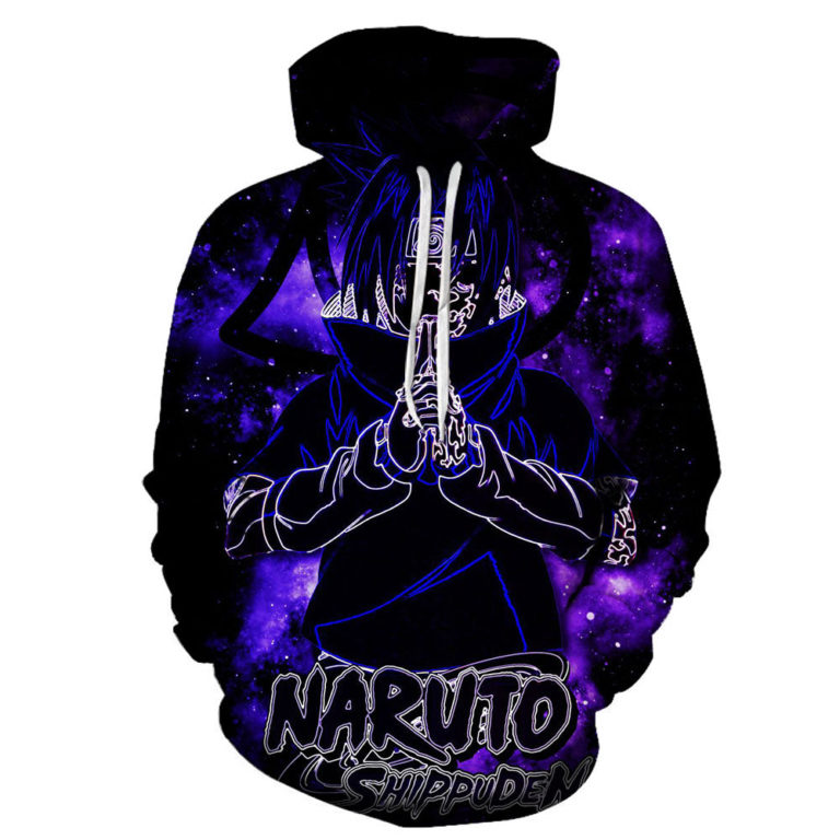 3D Printed Hoodie Shirt – Anime Naruto Hooded