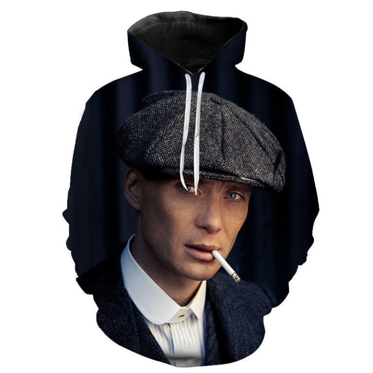 3D Printed Hoodie Shirt – Fashion Peaky Blinder Hooded