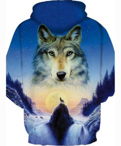 3D Printed Hoodie Shirt – Hooded Basic Exaggerated