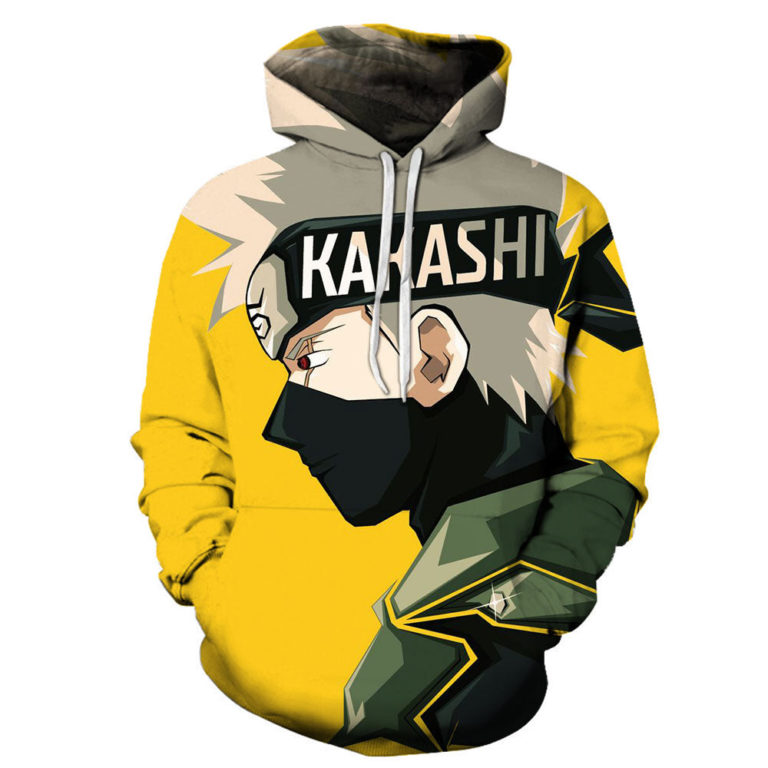 3D Printed Naruto Hatake Kakashi Hoodie Shirt