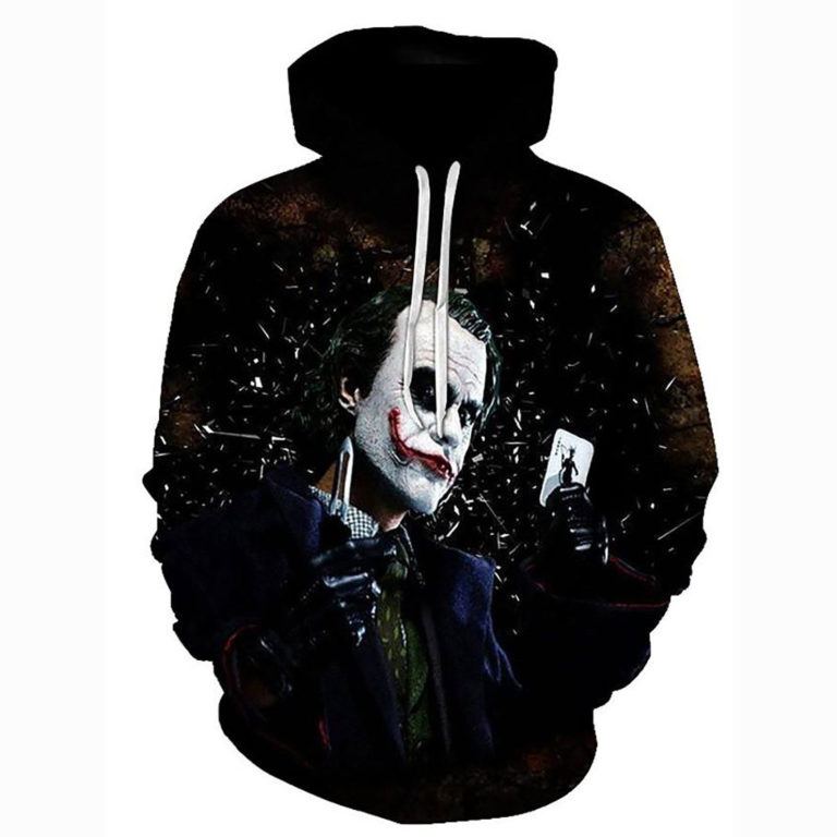 3D Printed The Joker Geometric Hooded