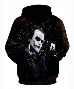 3D Printed The Joker Geometric Hooded