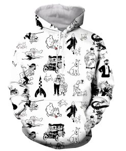 3D Printed Tintin Hoodeds Hoodie Shirtss 3D Printed Tintin Hoodeds Hoodie Shirtss