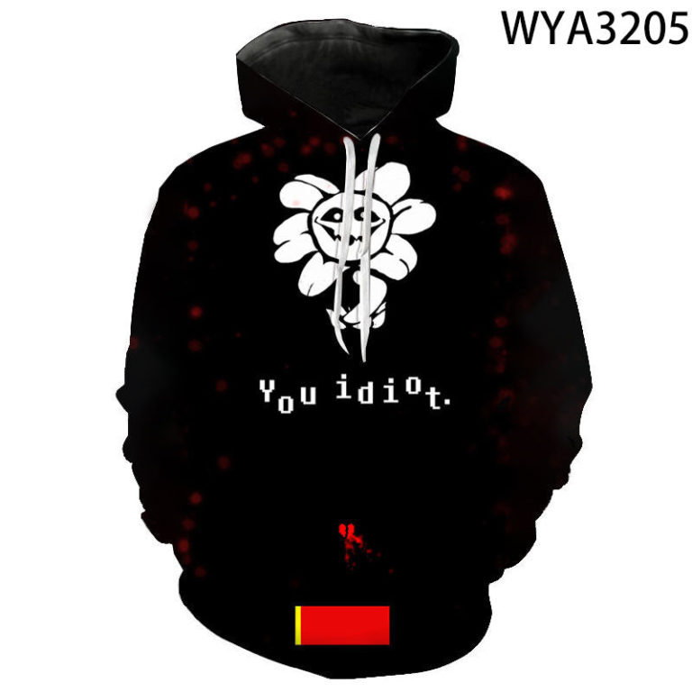3D Printed Undertale Hoodie Shirts RB1756