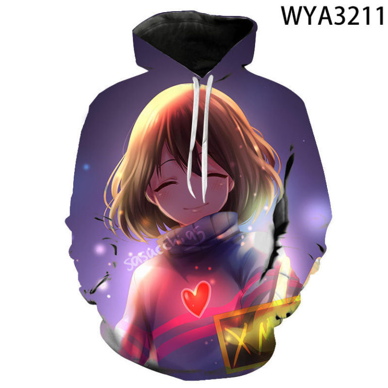 3D Printed Undertale Hoodie Shirts RB3126