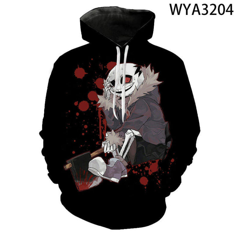 3D Printed Undertale Hoodie Shirts RB6780