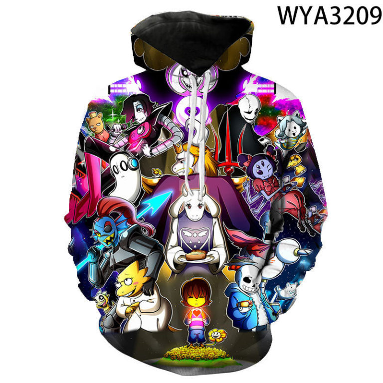 3D Printed Undertale Hoodie Shirts RB8019