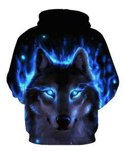 3D Printed Wolf Hoodie Shirt RB3456 3D Printed Wolf Hoodie Shirt RB3456