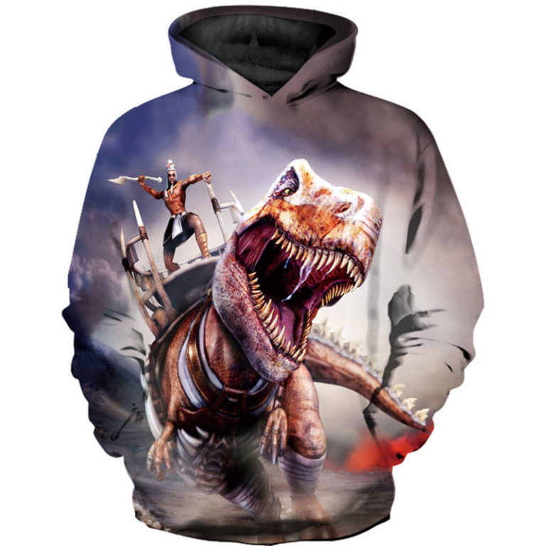 3D Printing Dinosaur Cool Hoodie Shirt