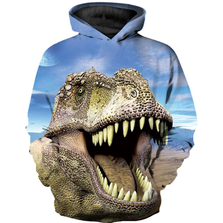 3D Printing Dinosaur Cool Hoodie Shirt RB5127