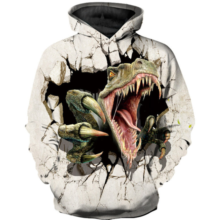 3D Printing Dinosaur Cool Hoodie Shirt RB5802