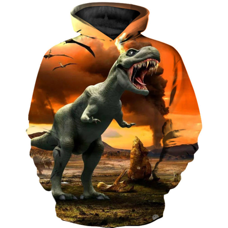 3D Printing Dinosaur Cool Hoodie Shirt RB7367