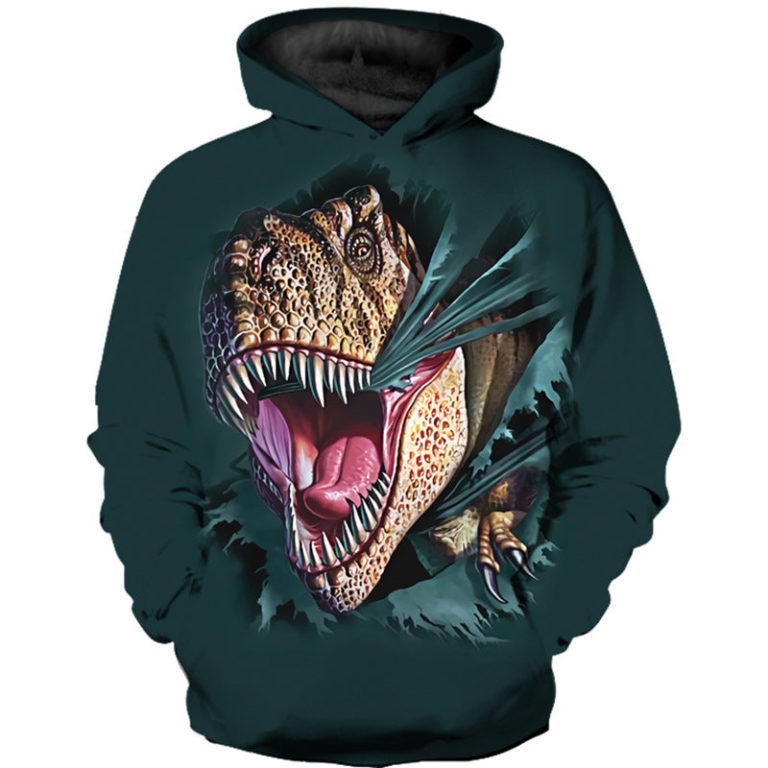 3D Printing Dinosaur Cool Hoodie Shirt RB8429