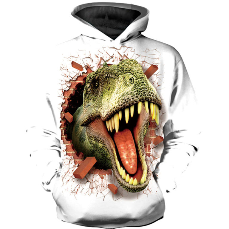 3D Printing Dinosaur Cool Hoodie Shirt RB8510
