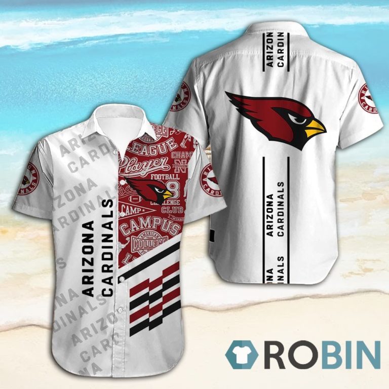 Arizona Cardinals Beach Tropical Hawaiian Shirt, Casual Button Shirt