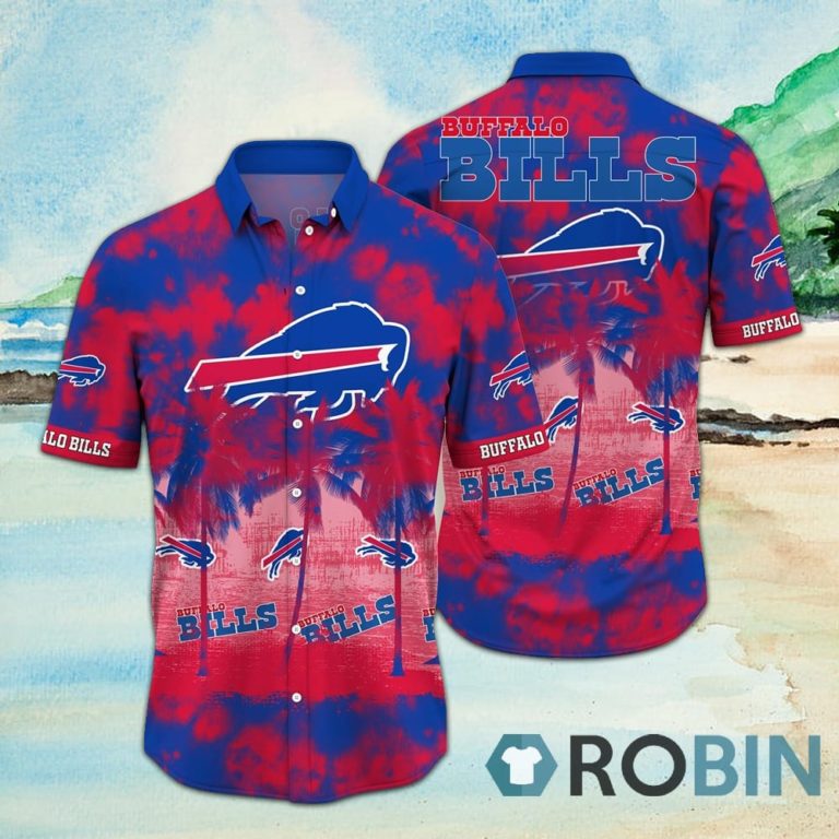 Best Buffalo Bills Hawaiian Tropical Print Short Sleeve Shirt