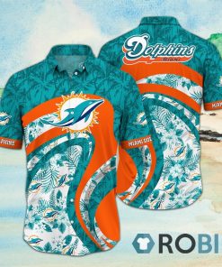 Best Miami Dolphins Short Sleeve Button Down Hawaiian Shirt