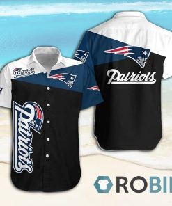 Best New England Patriots Casual Button Down Hawaiian Shirts