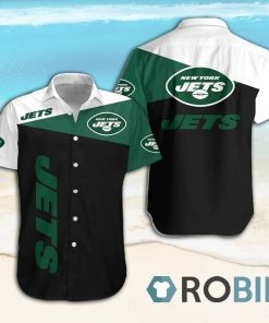 Best New York Jets Casual Button Down Hawaiian Shirts