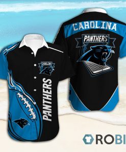 Carolina Panthers Casual Button Down Hawaiian Shirts