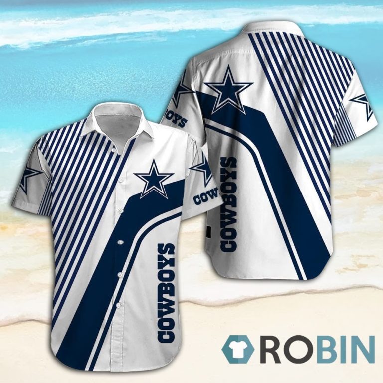 Dallas Cowboys Aloha Shirts, Short Sleeve Button Shirt