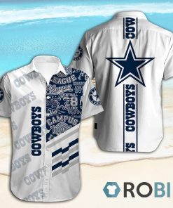 Dallas Cowboys Casual Button-up T-Shirt