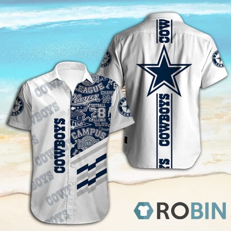 Dallas Cowboys Casual Button-up T-Shirt