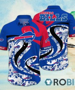 Great Buffalo Bills Casual Button Down Hawaiian Shirts