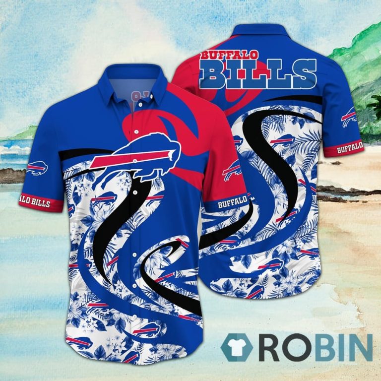 Great Buffalo Bills Casual Button Down Hawaiian Shirts