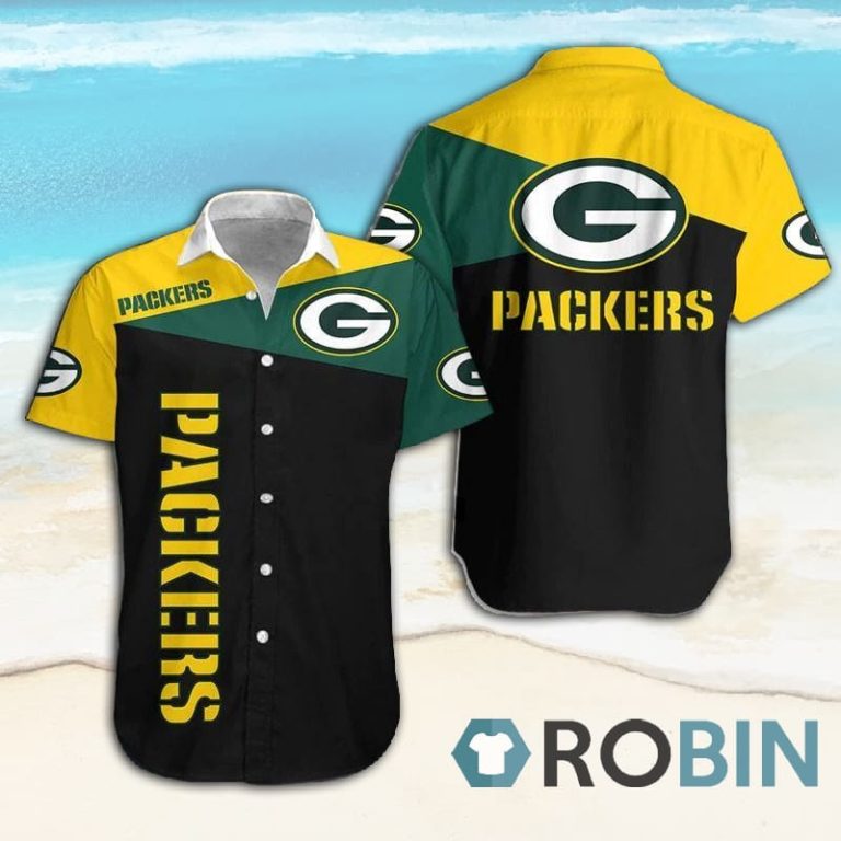 Green Bay Packers Aloha Hawaiian Shirt