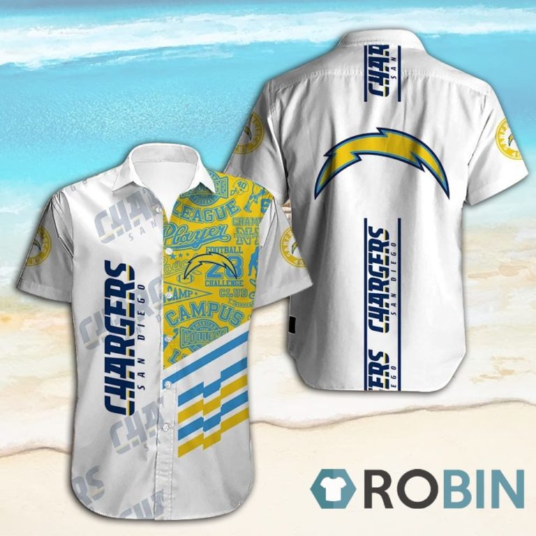 Los Angeles Chargers Casual Button-up Shirt 330