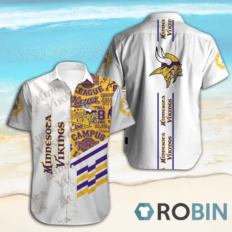 Minnesota Vikings Casual Button Shirt 326