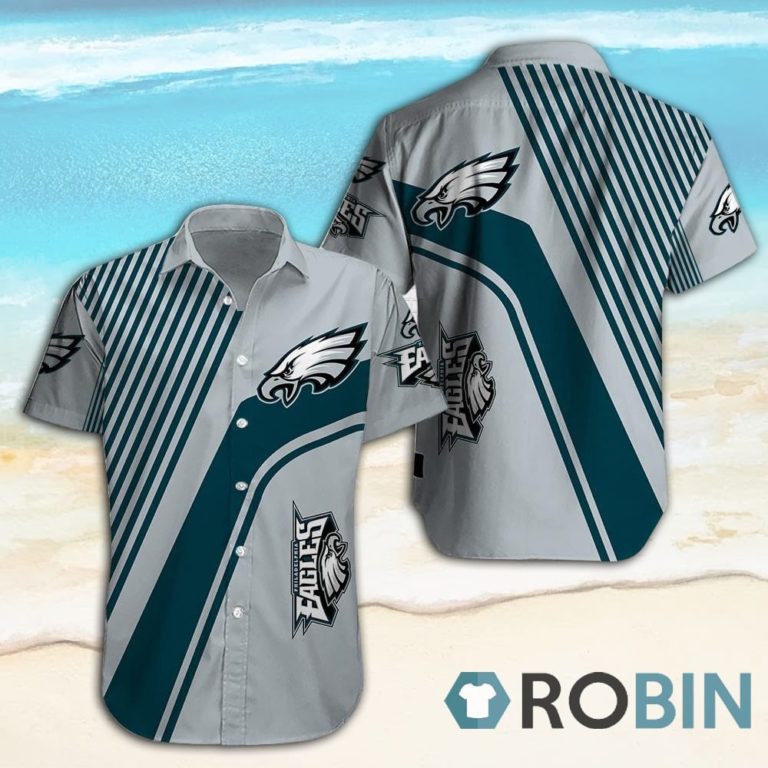 Philadelphia Eagles Hawaiian Shirt Short Sleeves