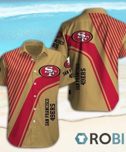 San Francisco 49ers Hawaiian Shirt Short Sleeves