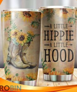 A Little Hippie Hood Sunflower Tumbler A Little Hippie Hood Sunflower Tumbler