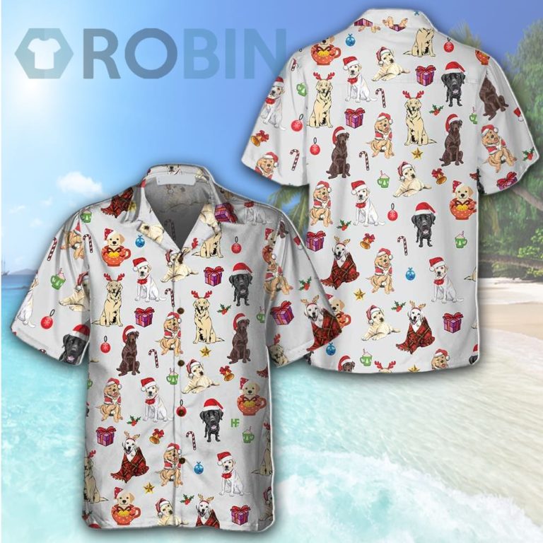 Adorable Labrador Retriever For Christmas Hawaiian Shirt