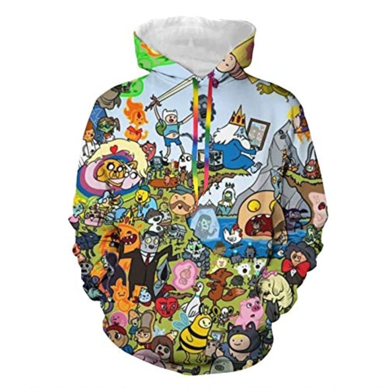 Adventure Time Hoodie Shirts – Unisex 3D Hooded RB4181