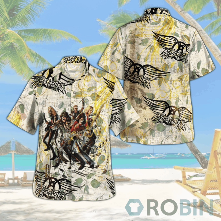 Aerosmith Band Hawaiian Shirts Beach Short