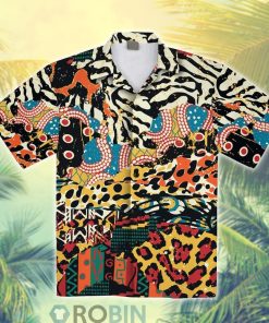 African Patchwork Hawaiian Shirt And Shorts Set