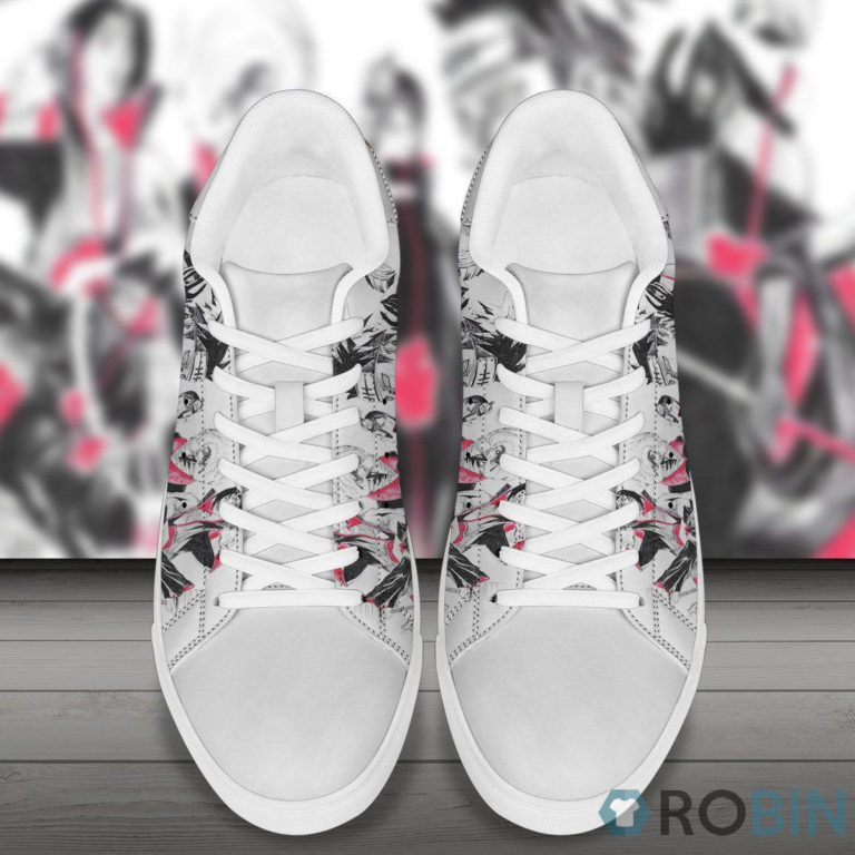 Akatsuki Clan Stan Smith Sneakers Custom Naruto Shippuden Anime Shoes
