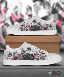 Akatsuki Clan Stan Smith Sneakers Custom Naruto Shippuden Anime Shoes Akatsuki Clan Stan Smith Sneakers Custom Naruto Shippuden Anime Shoes
