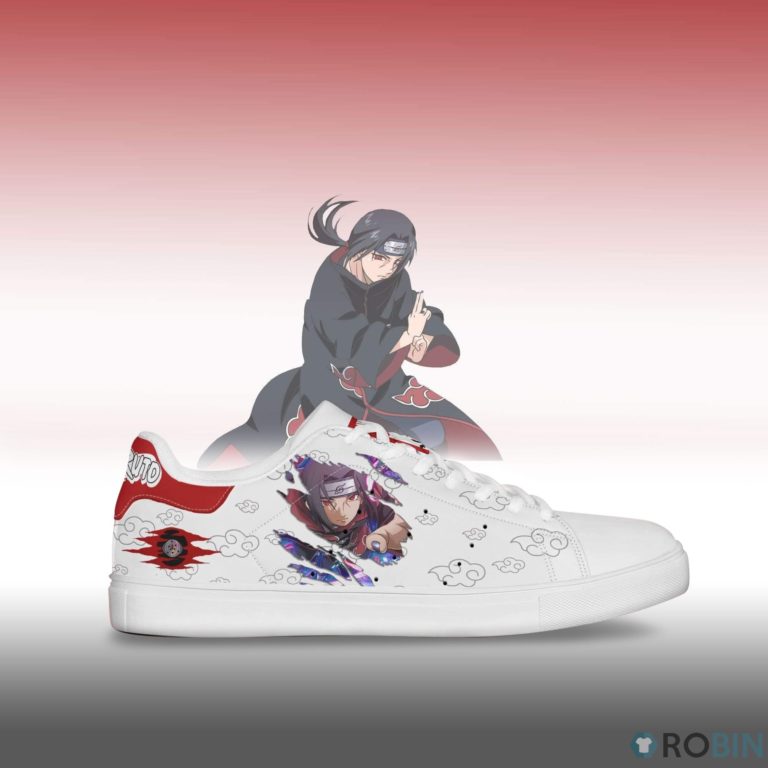 Akatsuki Sneakers Custom Naruto Anime Skateboard Shoes