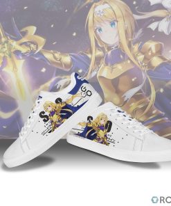 Alice Zuberg Sneakers Custom Sword Art Online Anime Skateboard Shoes Alice Zuberg Sneakers Custom Sword Art Online Anime Skateboard Shoes