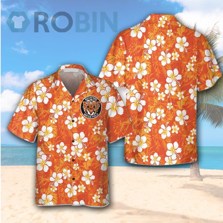 Aloha Hibiscus Chaba Flower Background Orange Hawaiian Shirt
