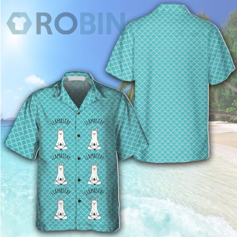 Alpaca Llamastay Hawaiian Shirt