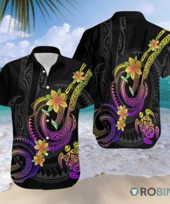 Amazing Polynesian Frangipani Flower Hawaiian Shirt